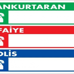 Mey İthalat® Acil Durum Telefon Levhası 25x35 KOD:430