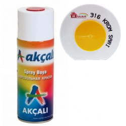 Mey İthalat® Akçalı Sprey Boya 400 ml 316 Krom Sarı
