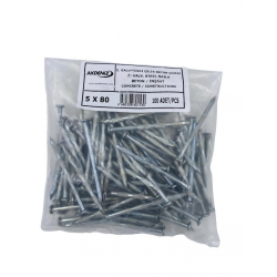 Mey İthalat® Akdeniz 5X80 Kanallı Çelik Çivi 100 lü