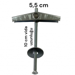 Mey İthalat® Alçıpan Askı Dübel Yaylı 12X95 5 Adet