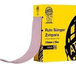 Mey İthalat® Atlas Gold 80 Kum Sünger Zımpara 115 mm 1 Metre