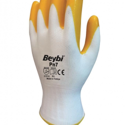 Mey İthalat® Beybi PN7 No:9 Sarı Nitril Eldiven