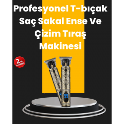 Mey İthalat® 0.1 mm Hassas Kesim Tıraş Makinesi Şarjlı Metal Gövde