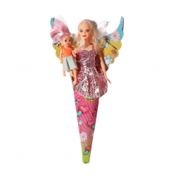 Mey İthalat® 02286 Anlily Külahlı Yavrulu Bebek