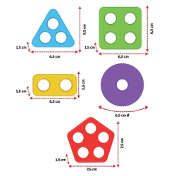 Mey İthalat® 03 660 GEOMETRİK BULTAK OYUNU SERİ 2