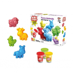 Mey İthalat® 03993 Art Craft Çiftlik Hayvanları Hamur Set 168 Gr -Fentoys