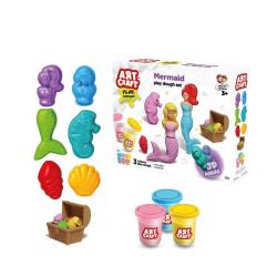 Mey İthalat® 03994 Art Craft Deniz Kızı Hamur Set 168 Gr -Fentoys