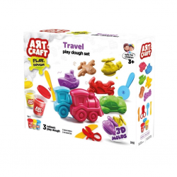 Mey İthalat®  03998 Art Craft Seyahat Araçları Hamur Set 168 Gr -Fentoys