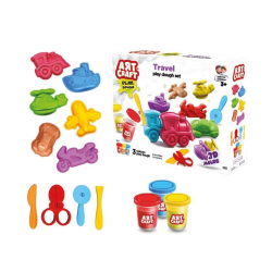 Mey İthalat®  03998 Art Craft Seyahat Araçları Hamur Set 168 Gr -Fentoys