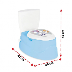 Mey İthalat® 07 569 Konuşan Eğitici Klozet Mavi -Oyuncak