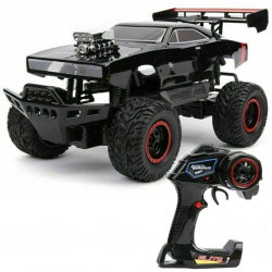 Mey İthalat®  1:12 Fast & Furious 1970 Kumandalı Dom's Dodge Charger R/T 4x4 Turbo Jeep