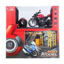 Mey İthalat® 1/12 Motosiklet Ducati Street Fighter PB 3R Sesli