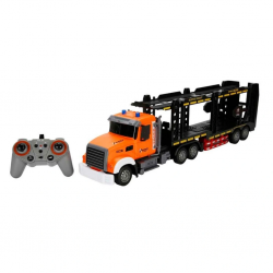 Mey İthalat® 1:12 Sesli ve Işıklı USB Şarjlı Uzaktan Kumandalı Transporter 56 cm