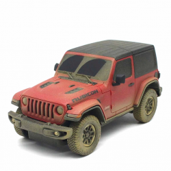 Mey İthalat® 1:24 Jeep Wrangler Rubicon Muddy Uzaktan Kumandalı Araba