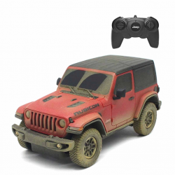 Mey İthalat® 1:24 Jeep Wrangler Rubicon Muddy Uzaktan Kumandalı Araba