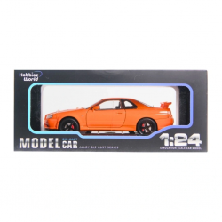 Mey İthalat® 1/24 R34 Turuncu Araba