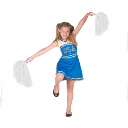 Mey İthalat® 1 Çift ( 2 Adet ) Beyaz Renk 23 Nisan Gösteri Ponponu