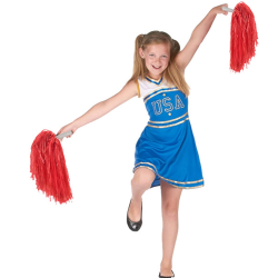 Mey İthalat® 1 Çift ( 2 Adet ) Kırmızı Renk 23 Nisan Gösteri Ponponu