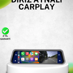 Mey İthalat® 10 İnç Tam Dokunmatik Dikiz Aynası Kamera Ön Arka Full HD