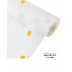 Mey İthalat® 10 METRE PAPATYA DESEN KAYDIRMAZ