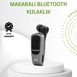 Mey İthalat® 10 Saat Konuşma Süreli Klipsli Bluetooth Kulaklık