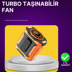 Mey İthalat® 100 Kademeli Hız Ayarlı Taşınabilir Bel ve Boyun Fanı