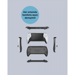 Mey İthalat® 1000 Oyun Yüklü Taşınabilir Renkli Ekranlı El Konsolu