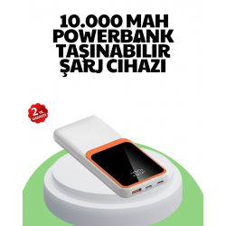 Mey İthalat® 10000 mAh Hızlı Şarj Destekli Powerbank – Hafif, Kompakt ve Güvenli