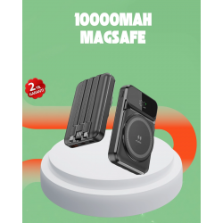 Mey İthalat® 10000 mAh Kablosuz Hızlı Şarj Destekli Powerbank – 15W, PD20W, Type-C Girişli