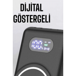 Mey İthalat® 10.000 Mah Powerbank 4 Portlu Hızlı Şarj Dijital Göstergeli