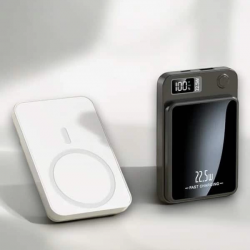 Mey İthalat® 10.000 mAh Wireless Şarjlı Powerbank