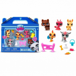 Mey İthalat® 1005103 Littlest Pet Shop Minişler 5'li Figür Seti S1 Çiftlik Temalı -