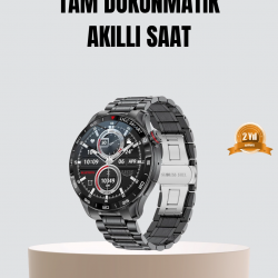 Mey İthalat® 100mAh Şarjlı Akıllı Saat – Mesaj Bildirimi, Müzik Kontrolü ve Ergonomik Tasarım