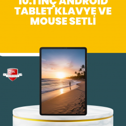 Mey İthalat® 10.1 İnç IPS Ekranlı Android Tablet Bilgisayar Seti
