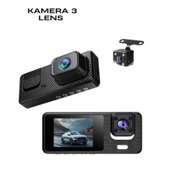 Mey İthalat® 1080P 3 Kameralı Araç DVR -Q301