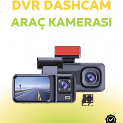 Mey İthalat® 1080p Ön, 720p Arka ve İç Kamera ile %100 Kapsama – Gece Görüşlü Araç Kamerası
