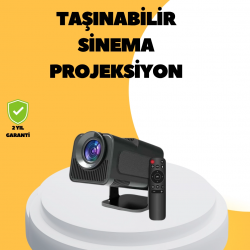 Mey İthalat® 1080P Full HD Çözünürlük ve 4K Destekli Projektör
