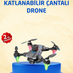 Mey İthalat® 1080P Kameralı Drone Katlanabilir Tasarım Kolay Kullanım