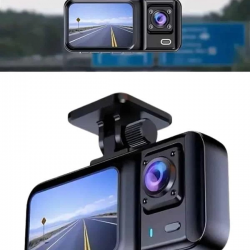 Mey İthalat® 1080p Sürüş Kaydedici 2 İnç Araç Araba Ön İç Arka DVR IPS Ekran