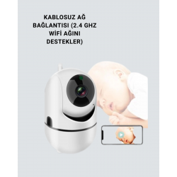 Mey İthalat® 1080P WiFi Akıllı Güvenlik Kamerası – Pan & Tilt, Hareket Takip ve İki Yönlü Ses