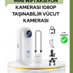 Mey İthalat® 1080P WiFi Spor Kamerası Su Geçirmez Mini Aksiyon Kamera