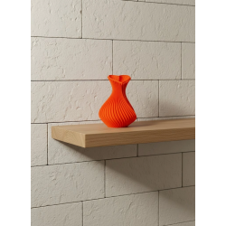 Mey İthalat® 11 cm Turuncu Kalp Formlu Mini Vazo Estetik Dekoratif Obje