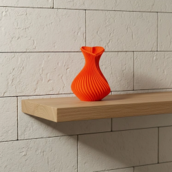 Mey İthalat® 11 cm Turuncu Kalp Formlu Mini Vazo Estetik Dekoratif Obje