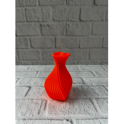 Mey İthalat® 11 cm Turuncu Kalp Formlu Mini Vazo Estetik Dekoratif Obje