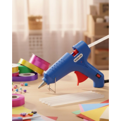 Mey İthalat® 11 mm Silikon Uyumlu 80 W Güçlü Silikon Tabancası 5 Adet Silikon Hediyeli