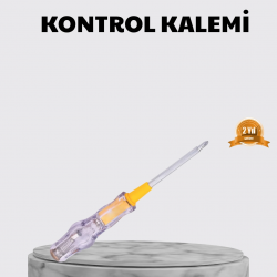 Mey İthalat® 110-220V Elektrik Test Kalemi Korozyona Dayanıklı Nikel Kaplamalı