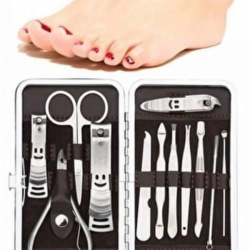 Mey İthalat® 12 Parça El Ayak Temizleme Pense Kir Temizleme Aparatı Kaş Cımbızı