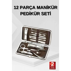 Mey İthalat® 12 Parça El Ayak Temizleme Pense Kir Temizleme Aparatı Kaş Cımbızı