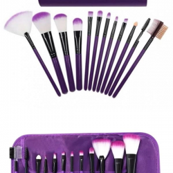 Mey İthalat® 12 Parça Makyaj Fırçası Yumuşak Kıllı Profesyonel Fırça Seti Yüksek Kaliteli Pürüzsüz