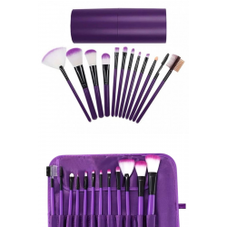 Mey İthalat® 12 Parça Makyaj Fırçası Yumuşak Kıllı Profesyonel Fırça Seti Yüksek Kaliteli Pürüzsüz